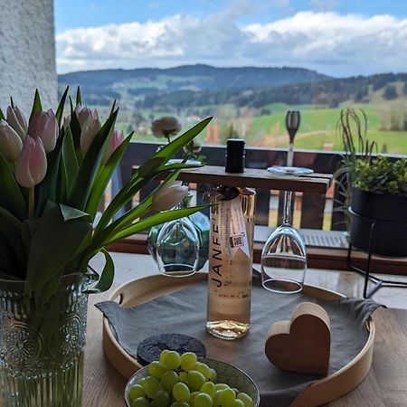 Ferienwohnung Bergzeit Mit Pool Und Sauna 米森-维尔哈姆斯 外观 照片