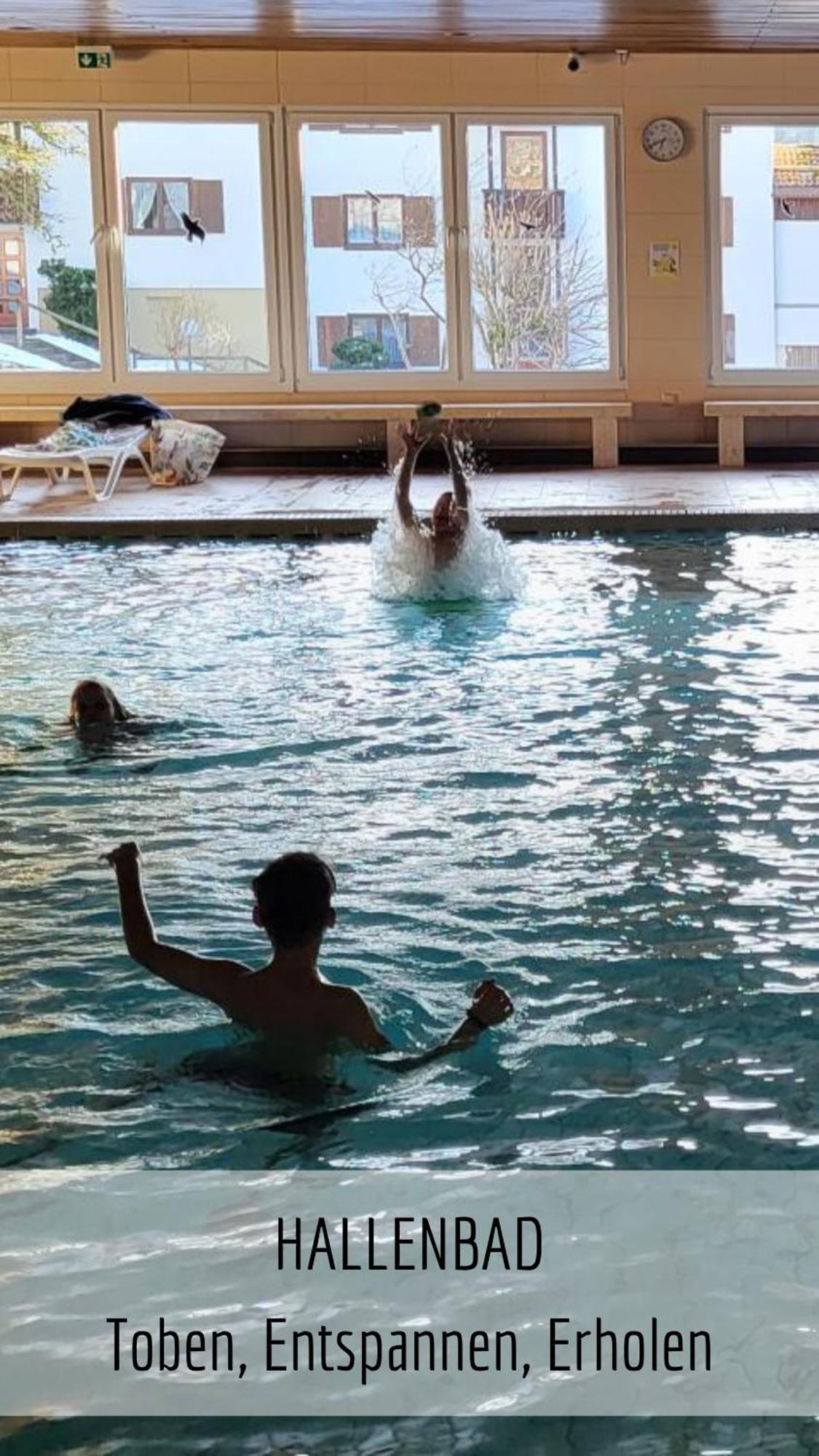 Ferienwohnung Bergzeit Mit Pool Und Sauna 米森-维尔哈姆斯 外观 照片